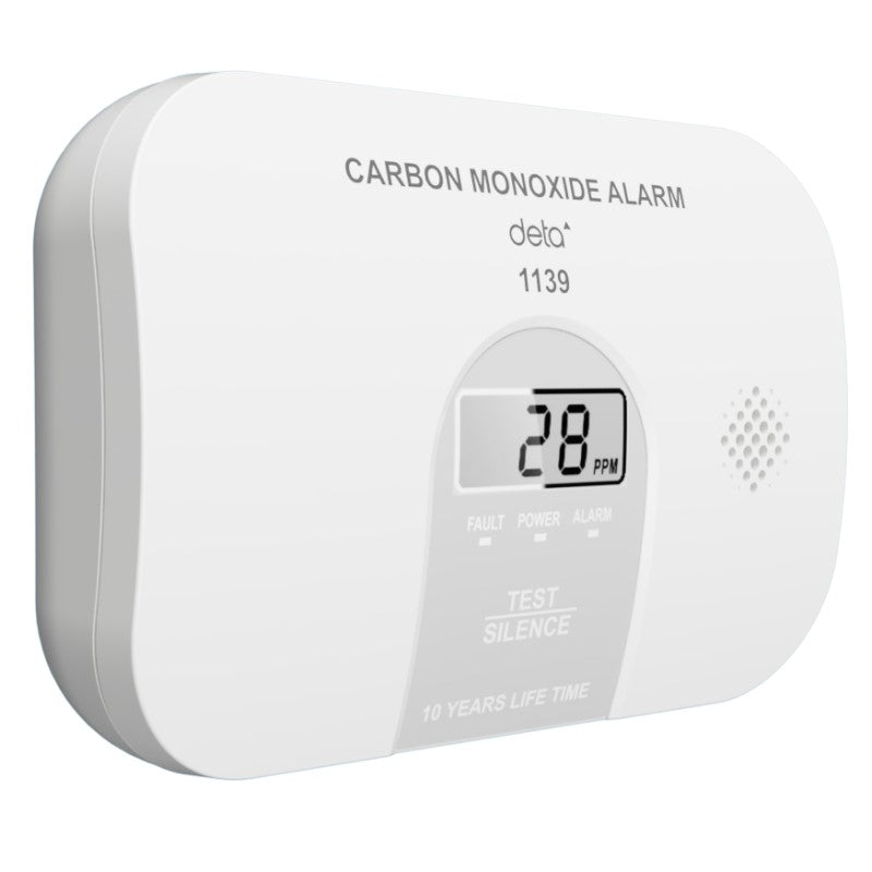 Deta Digital Carbon Monoxide Alarm - 10 year