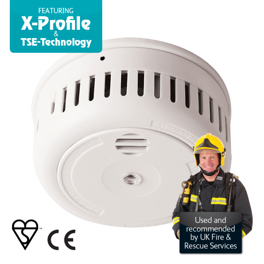 Firehawk Optical Smoke Alarm (10 year sealed-in Lithium battery)