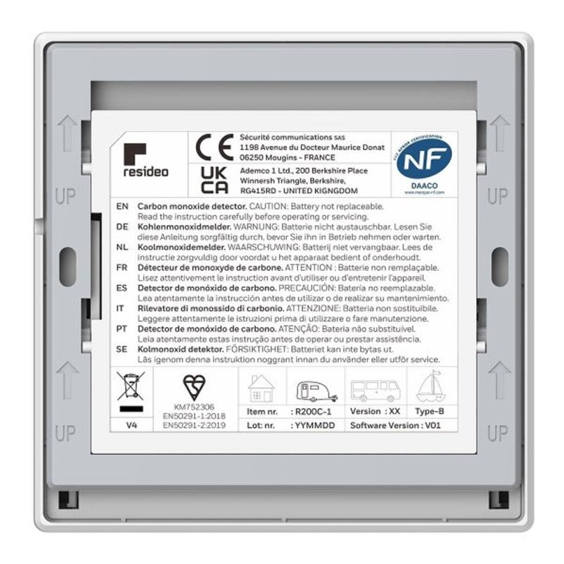 Honeywell Home 10 year Carbon Monoxide Alarm