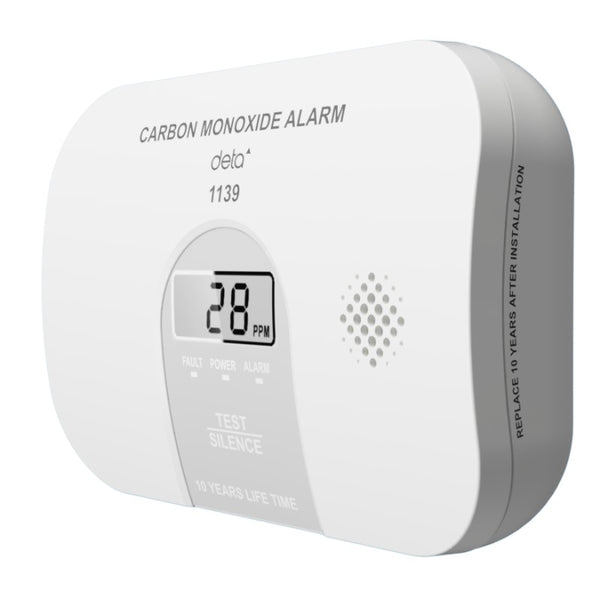 Deta Digital Carbon Monoxide Alarm - 10 year