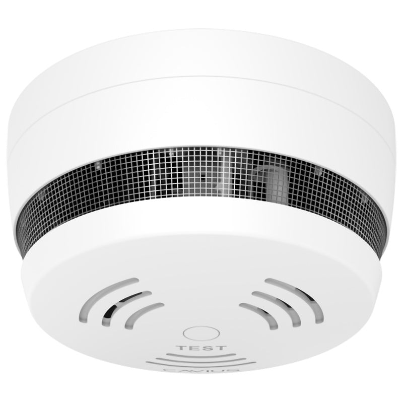 Cavius Mains Powered Wireless Optical Smoke Alarm - 10 year